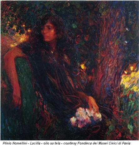 Plinio Nomellini - Lucilla - olio su tela - courtesy Fonoteca dei Musei Civici di Pavia