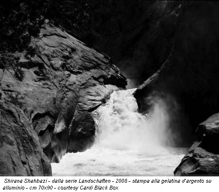 Shirana Shahbazi - dalla serie Landschaften - 2008 - stampa alla gelatina d’argento su alluminio - cm 70x90 - courtesy Cardi Black Box