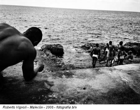 Roberto Vignoli - Malecón - 2008 - fotografia b/n