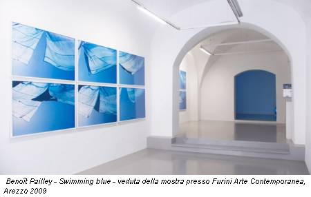 Benoît Pailley - Swimming blue - veduta della mostra presso Furini Arte Contemporanea, Arezzo 2009