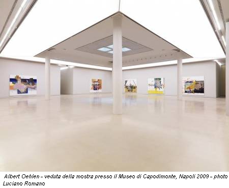 Albert Oehlen - veduta della mostra presso il Museo di Capodimonte, Napoli 2009 - photo Luciano Romano