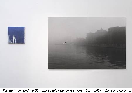 Pat Steir - Untitled - 2005 - olio su tela / Beppe Gernone - Bari - 2007 - stampa fotografica