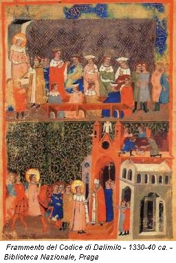 Frammento del Codice di Dalimilo - 1330-40 ca. - Biblioteca Nazionale, Praga