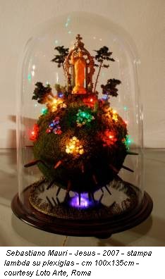 Sebastiano Mauri - Jesus - 2007 - stampa lambda su plexiglas - cm 100x135cm - courtesy Loto Arte, Roma