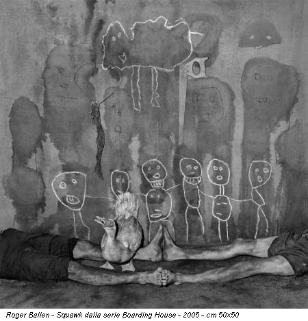 Roger Ballen - Squawk dalla serie Boarding House - 2005 - cm 50x50