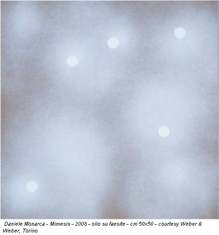Daniele Monarca - Mimesis - 2008 - olio su faesite - cm 50x50 - courtesy Weber & Weber, Torino