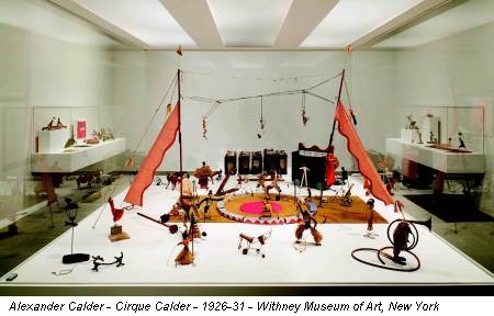 Alexander Calder - Cirque Calder - 1926-31 - Withney Museum of Art, New York