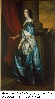 Antoon van Dyck - Lucy Percy, Countess of Carlisle - 1637 - coll. privata