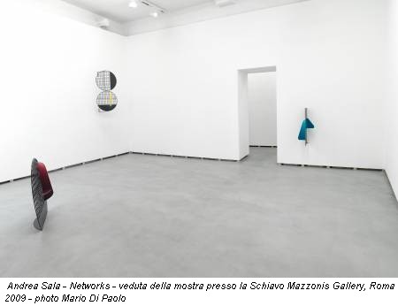 Andrea Sala - Networks - veduta della mostra presso la Schiavo Mazzonis Gallery, Roma 2009 - photo Mario Di Paolo