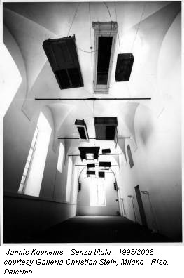 Jannis Kounellis - Senza titolo - 1993/2008 - courtesy Galleria Christian Stein, Milano - Riso, Palermo