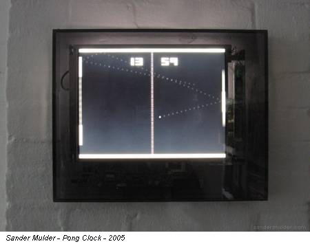 Sander Mulder - Pong Clock - 2005