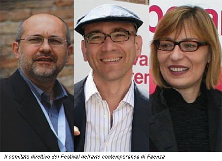 Il comitato direttivo del Festival dell'arte contemporanea di Faenza