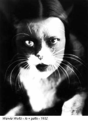Wanda Wultz - Io + gatto - 1932