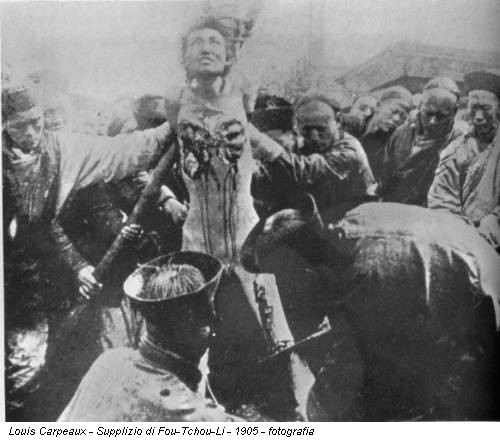 Louis Carpeaux - Supplizio di Fou-Tchou-Li - 1905 - fotografia