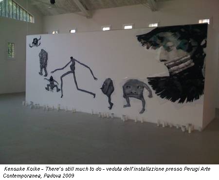 Kensuke Koike - There’s still much to do - veduta dell’installazione presso Perugi Arte Contemporanea, Padova 2009