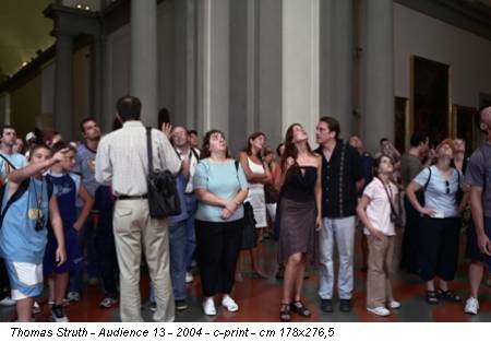Thomas Struth - Audience 13 - 2004 - c-print - cm 178x276,5