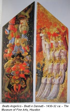 Beato Angelico - Beati e Dannati - 1430-32 ca. - The Museum of Fine Arts, Houston