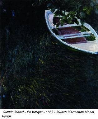Claude Monet - En barque - 1887 - Museo Marmottan Monet, Parigi