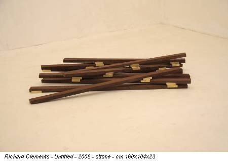 Richard Clements - Untitled - 2008 - ottone - cm 160x104x23
