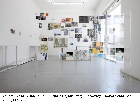 Tobias Buche - Untitled - 2009 - fotocopie, foto, ritagli - courtesy Galleria Francesca Minini, Milano