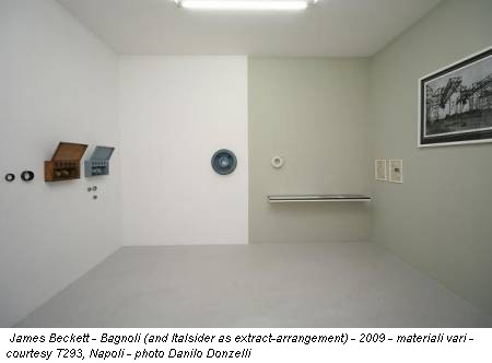 James Beckett - Bagnoli (and Italsider as extract-arrangement) - 2009 - materiali vari - courtesy T293, Napoli - photo Danilo Donzelli