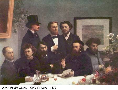 Henri Fantin-Latour - Coin de table - 1872