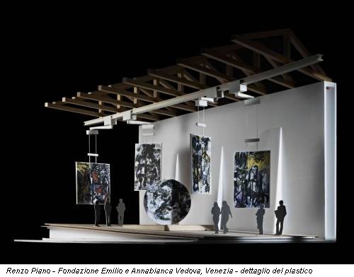 Renzo Piano - Fondazione Emilio e Annabianca Vedova, Venezia - dettaglio del plastico
