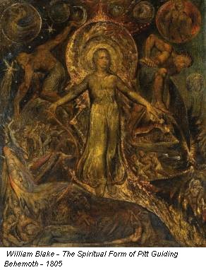 William Blake - The Spiritual Form of Pitt Guiding Behemoth - 1805