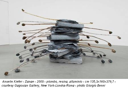 Anselm Kiefer - Danae - 2008 - piombo, resina, alluminio - cm 135,3x160x379,7 - courtesy Gagosian Gallery, New York-Londra-Roma - photo Giorgio Benni