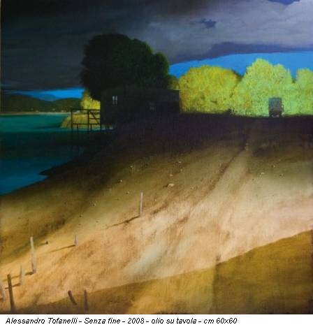 Alessandro Tofanelli - Senza fine - 2008 - olio su tavola - cm 60x60