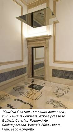 Maurizio Donzelli - La natura delle cose - 2009 - veduta dell’installazione presso la Galleria Caterina Tognon Arte Contemporanea, Venezia 2009 - photo Francesco Allegretto