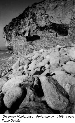 Giuseppe Manigrasso - Performance - 1969 - photo Fabio Donato