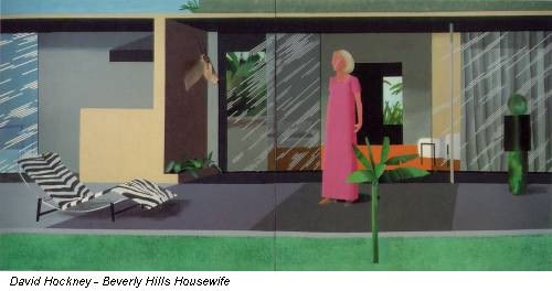 David Hockney - Beverly Hills Housewife