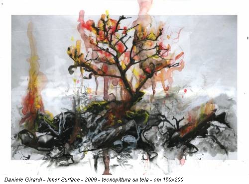 Daniele Girardi - Inner Surface - 2009 - tecnopittura su tela - cm 150x200