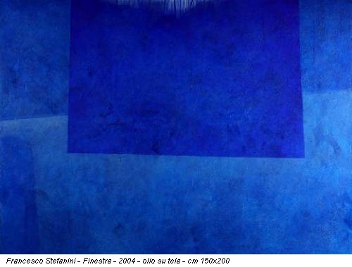 Francesco Stefanini - Finestra - 2004 - olio su tela - cm 150x200