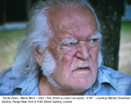 Tacita Dean - Mario Merz - 2002 - film 16mm a colori con audio - 8’30’’ - courtesy Marian Goodman Gallery, Parigi-New York & Frith Street Gallery, Londra