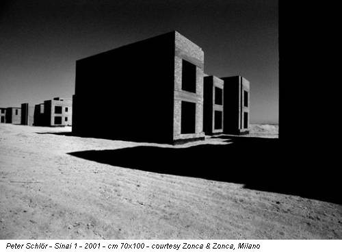 Peter Schlör - Sinai 1 - 2001 - cm 70x100 - courtesy Zonca & Zonca, Milano