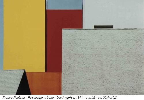 Franco Fontana - Paesaggio urbano - Los Angeles, 1991 - c-print - cm 30,5x45,2