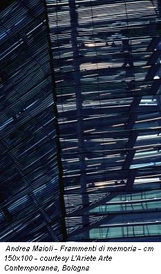 Andrea Maioli - Frammenti di memoria - cm 150x100 - courtesy L'Ariete Arte Contemporanea, Bologna