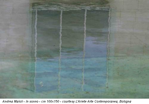 Andrea Maioli - In sonno - cm 100x150 - courtesy L'Ariete Arte Contemporanea, Bologna