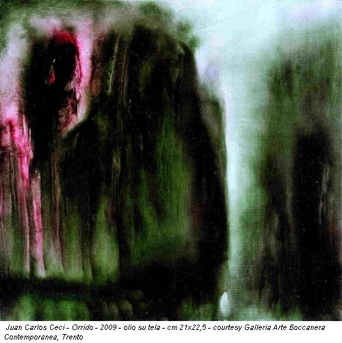 Juan Carlos Ceci - Orrido - 2009 - olio su tela - cm 21x22,5 - courtesy Galleria Arte Boccanera Contemporanea, Trento