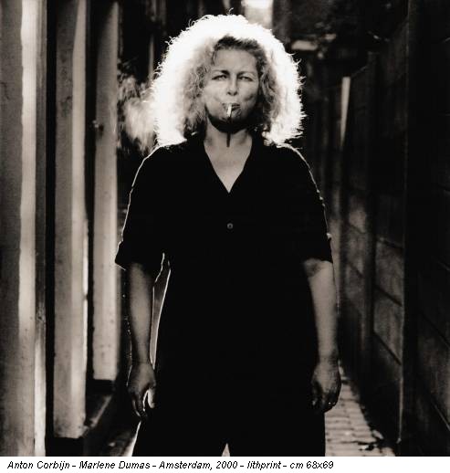 Anton Corbijn - Marlene Dumas - Amsterdam, 2000 - lithprint - cm 68x69