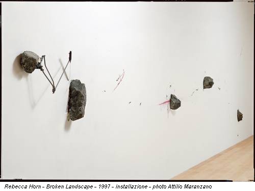 Rebecca Horn - Broken Landscape - 1997 - installazione - photo Attilio Maranzano