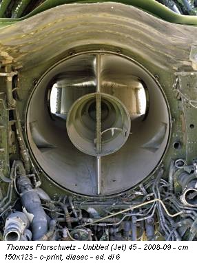 Thomas Florschuetz - Untitled (Jet) 45 - 2008-09 - cm 150x123 - c-print, diasec - ed. di 6