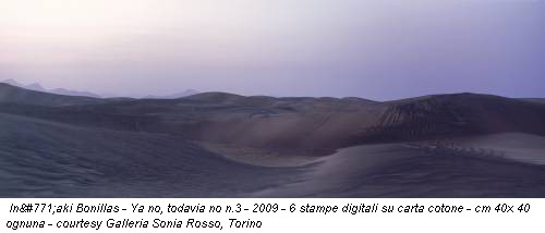 Iñaki Bonillas - Ya no, todavia no n.3 - 2009 - 6 stampe digitali su carta cotone - cm 40x 40 ognuna - courtesy Galleria Sonia Rosso, Torino