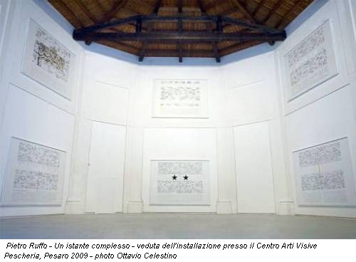 Pietro Ruffo - Un istante complesso - veduta dell'installazione presso il Centro Arti Visive Pescheria, Pesaro 2009 - photo Ottavio Celestino