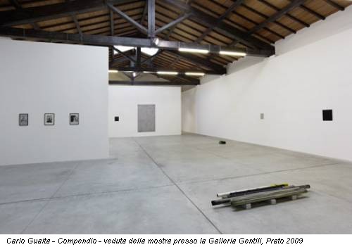 Carlo Guaita - Compendio - veduta della mostra presso la Galleria Gentili, Prato 2009