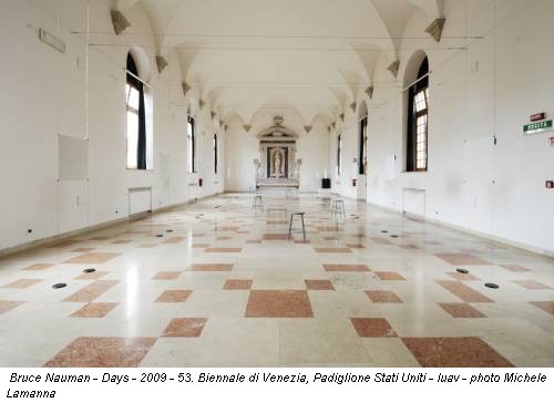 Bruce Nauman - Days - 2009 - 53. Biennale di Venezia, Padiglione Stati Uniti - Iuav - photo Michele Lamanna