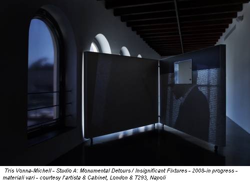 Tris Vonna-Michell - Studio A: Monumental Detours / Insignificant Fixtures - 2008-in progress - materiali vari - courtesy l’artista & Cabinet, London & T293, Napoli