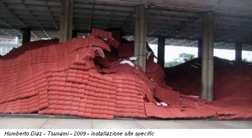 Humberto Diaz - Tsunami - 2009 - installazione site specific
